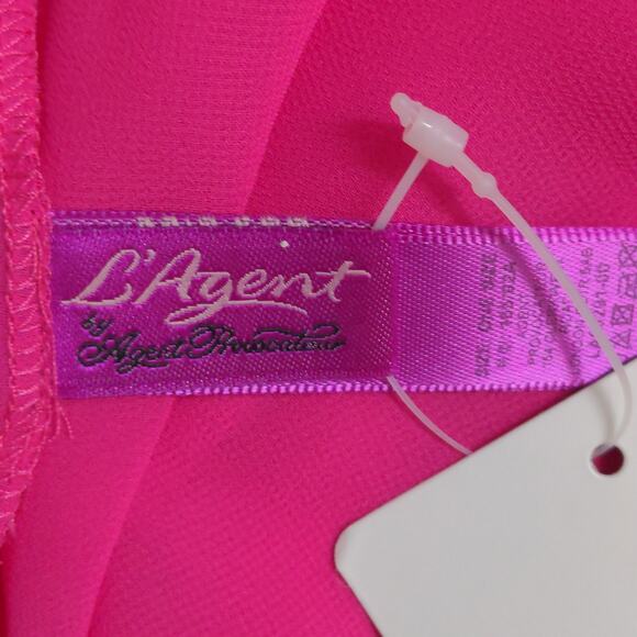 L'Agent by Agent Provocateur Rosana Cover Up Sheer Swim Ties One Size Pink New - Picture 5 of 12